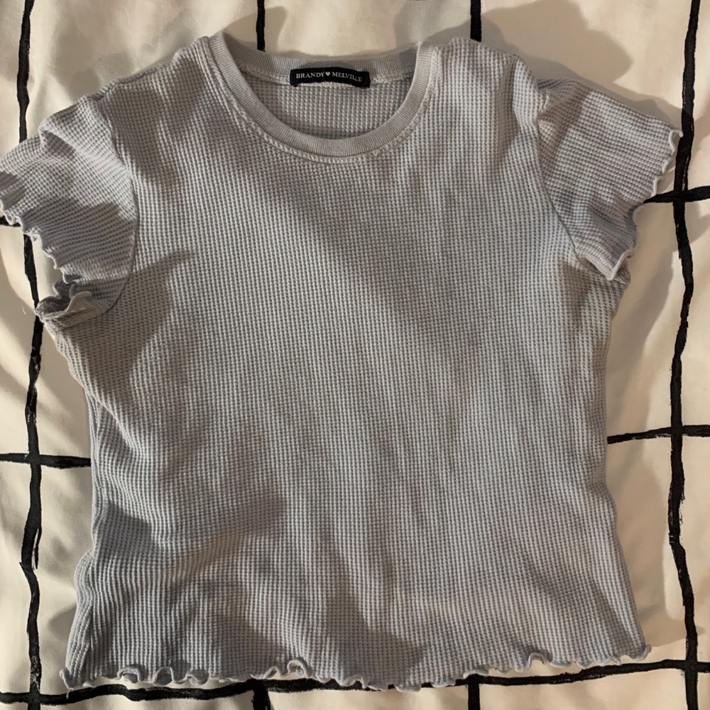 Brandy Melville ruffle top